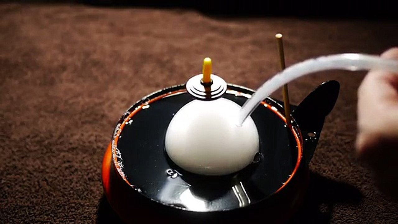 Toupie en lévitation