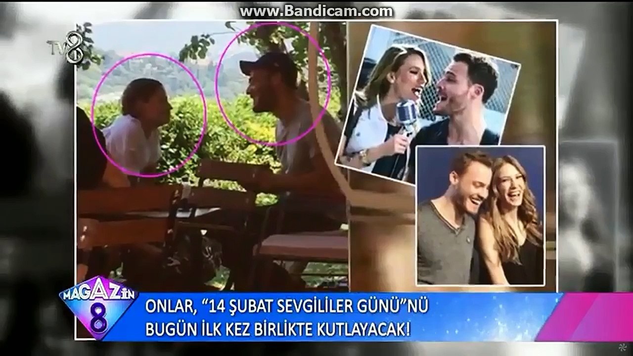 Burçin Terzioğlu ve İlker Kaleli - TV8 Magazin 8 (14/02/2016)
