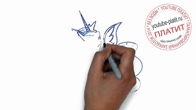 Как красиво карандашом нарисовать принцессу пони Луну быстро и просто за 30 секунд