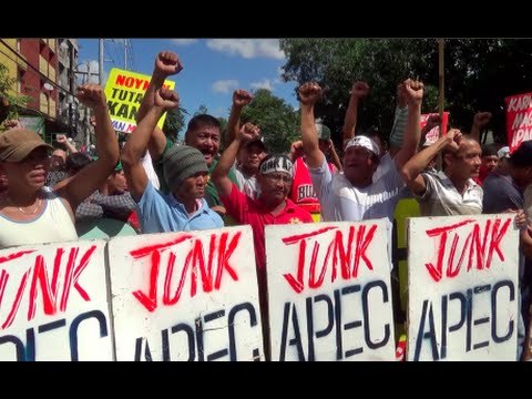 Youth protesters defend education, SMEs vs Apec