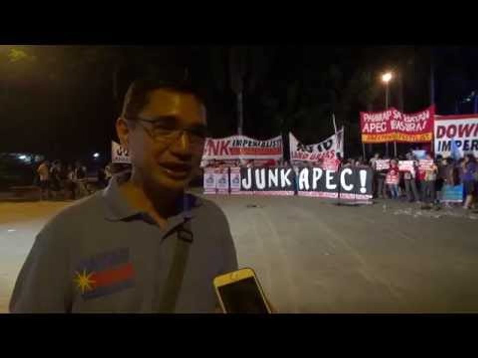 Leftists Casiño, Mariano explain their anti-Apec stand
