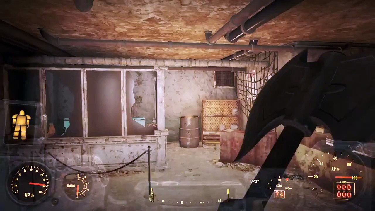 Fallout 4 out of bounds glitch fanuiel hall