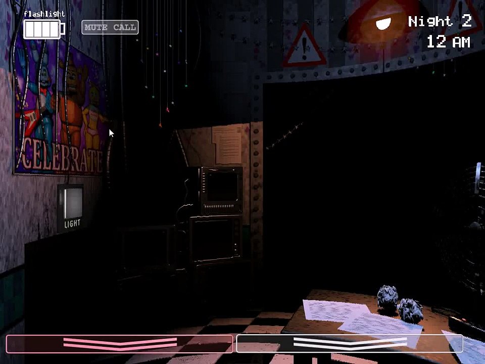 Как пройти ночь за 10 секунд в FiveNightsatFreddys 1,2