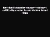 [PDF] Educational Research: Quantitative Qualitative and Mixed Approaches Research Edition