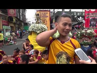 Nazarene devotee prays for good health