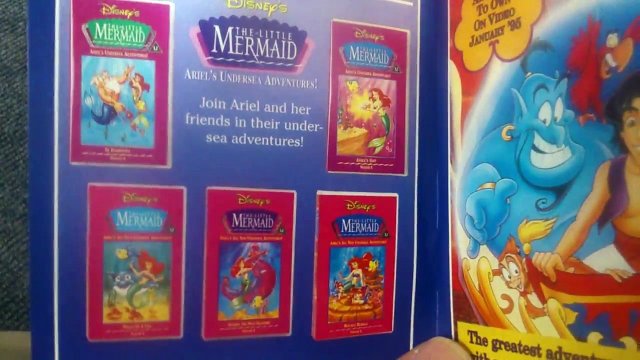 Snow White and the Seven Dwarfs UK Retail VHS Release  Leaflet