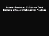 Read Harman v. Forssenius U.S. Supreme Court Transcript of Record with Supporting Pleadings