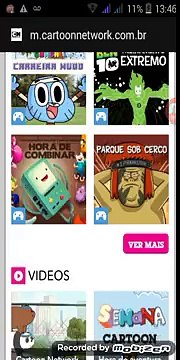 Jogando jogo parque sob cerco no site do cartoon network (FULL HD)