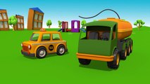 Kids 3D Construction Cartoons for Children Leos FUEL TANKER (for TuTiTu fans)