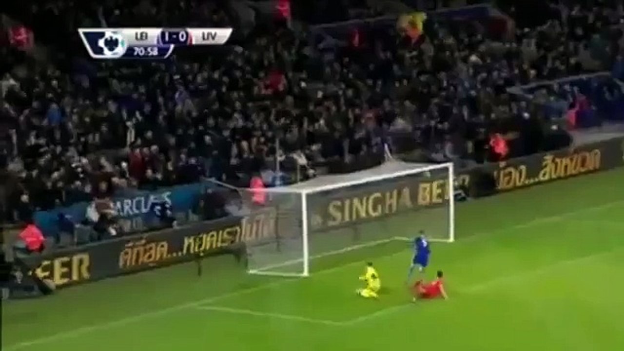 LEICESTER CITY VS LIVERPOOL 2-0 GOAL Vardy 02.02.2016 HD