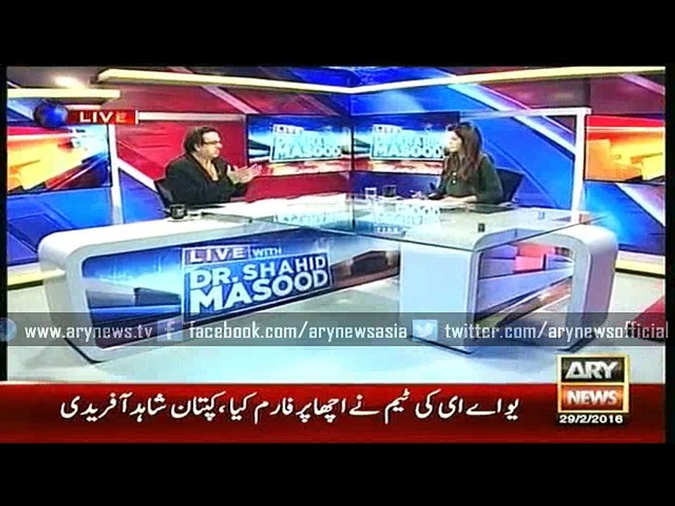 Live With Dr.Shahid Masood 29 Feb 2016