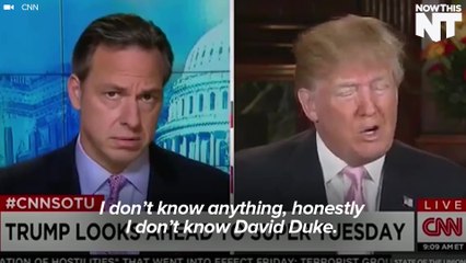 Donald Trump Hesitates To Condemn Former KKK Leader