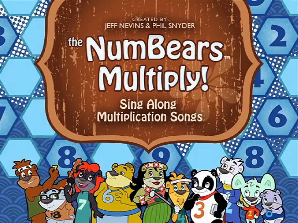 4 TIMES TABLE MULTIPLICATION THE NUMBEARS MULTIPLY!