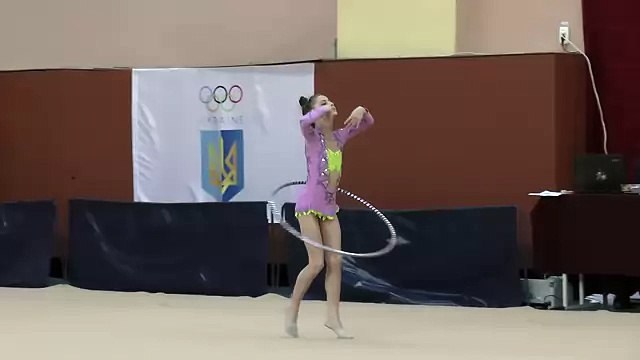 Шарак Віктиорія (обруч) 06.02.2016 Художественная гимнастика. Чемпионат Черниговской области