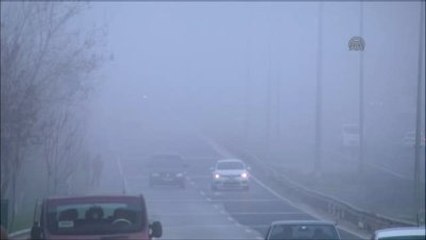 Silivri'de Yoğun Sis