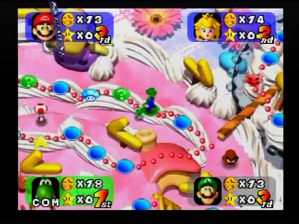 Mario Party (1) Peachs Birthday Cake Full Board Game!