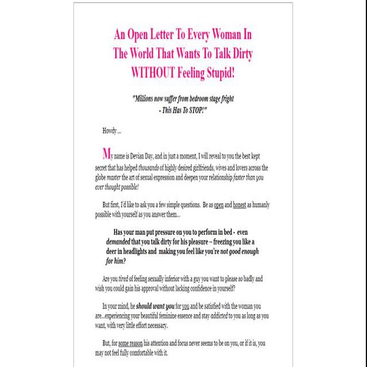 Dirty Dialogue A Good Girls Guide To Being Bad - EBooks