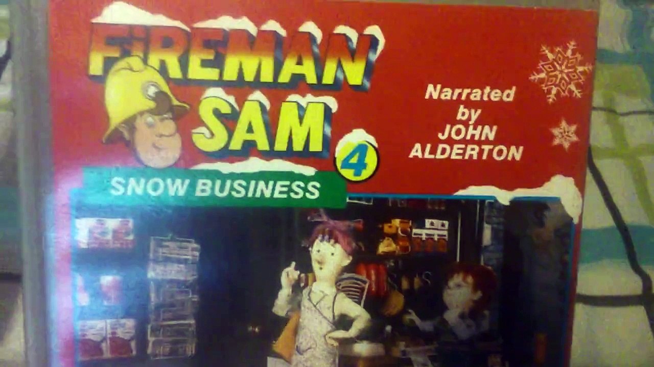 Fireman Sam 4 Snow Business UK Retail VHS Release