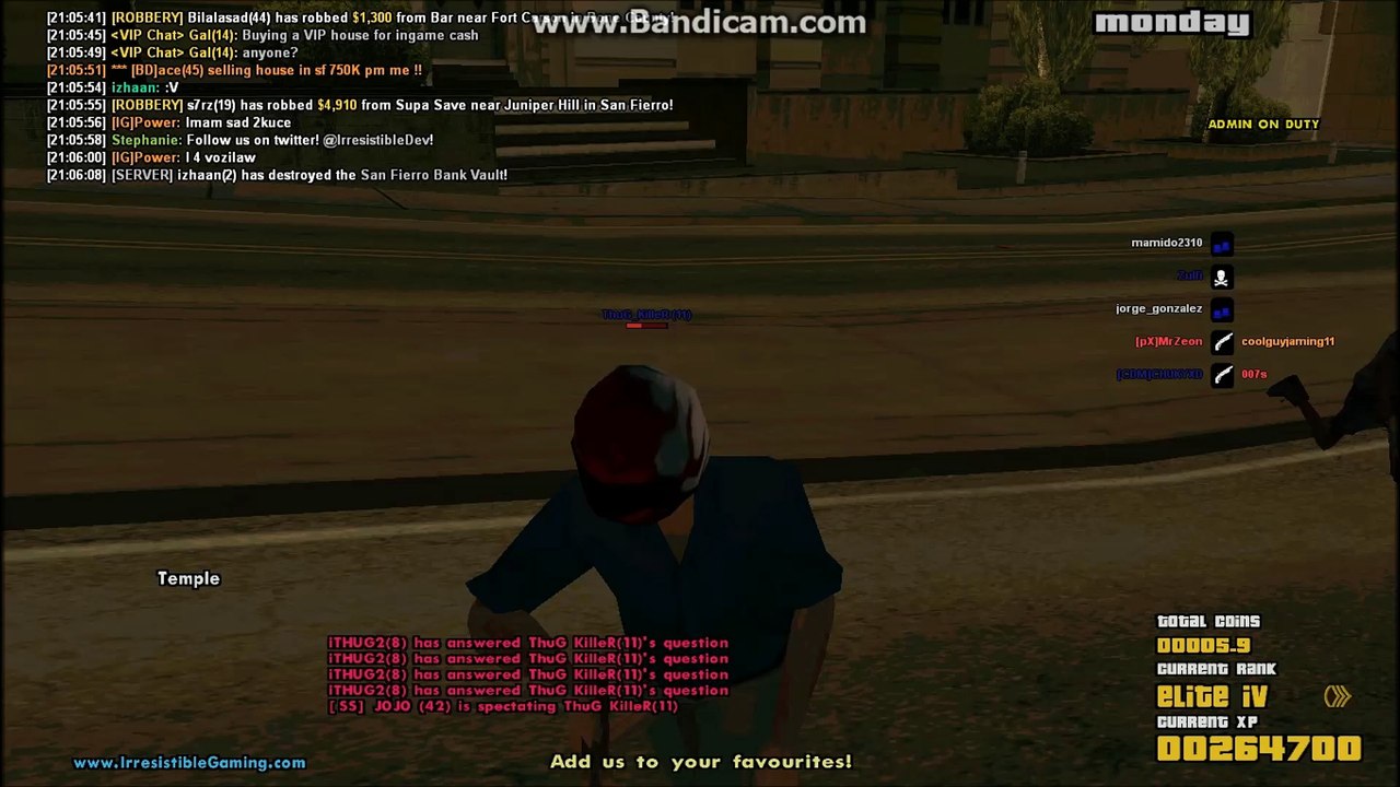 Thug killer aim