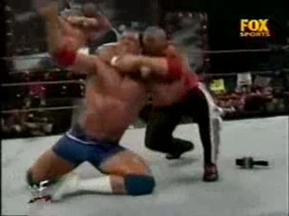 Tazz chokes out kurt angle