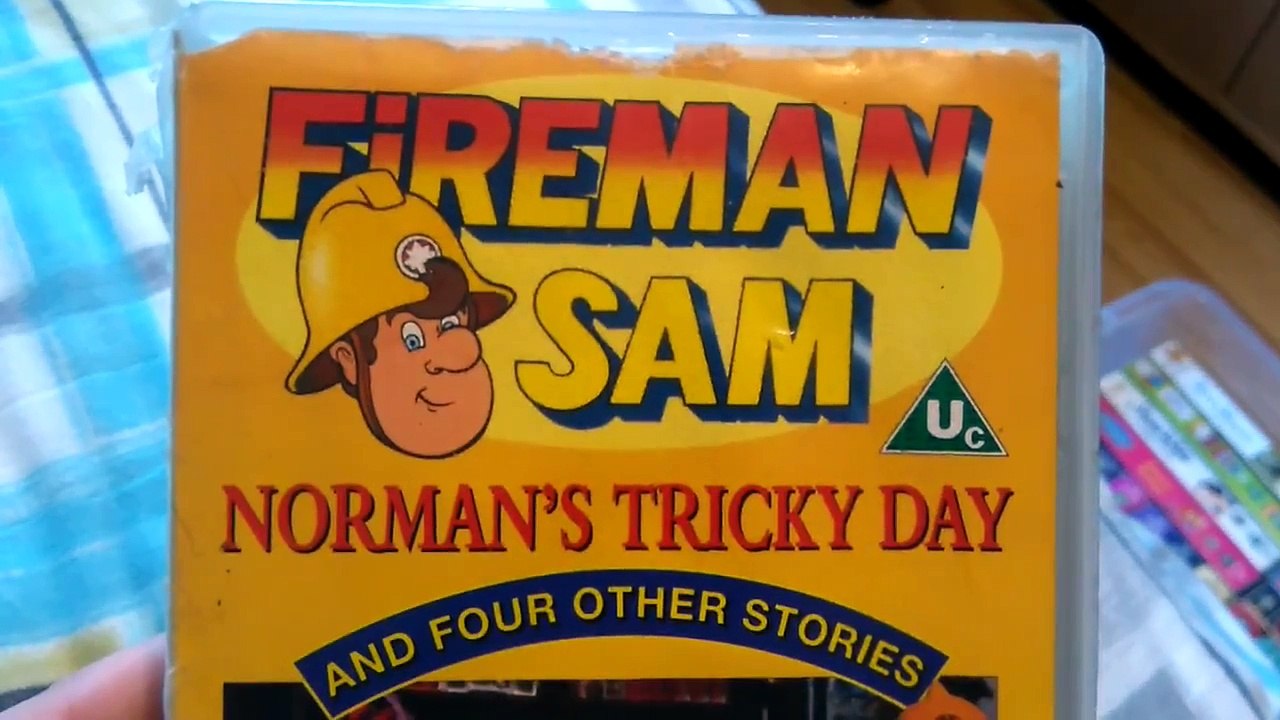 Fireman Sam Normans Tricky Day and Four Other Stories UK Retail VHS Release