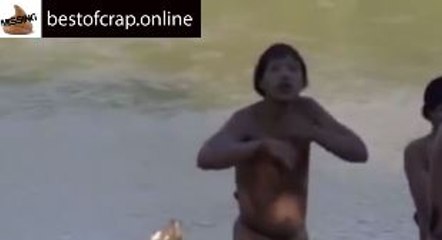 Amazon Tribe Makes Touching Contact With Outside World FIRST TIME