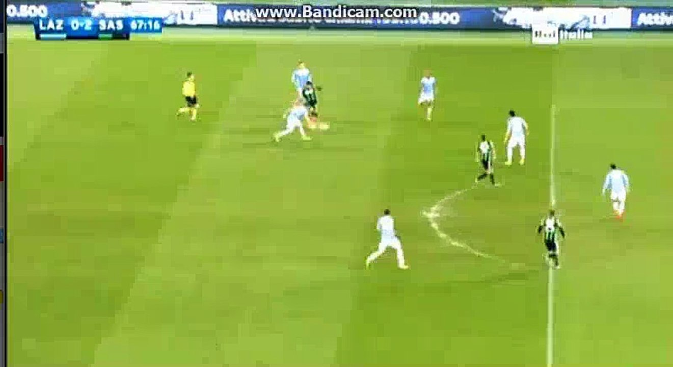 Grégoire Defrel 0-2 | Lazio 0-2 Sassuolo SERIE A 29-02-2016 HD