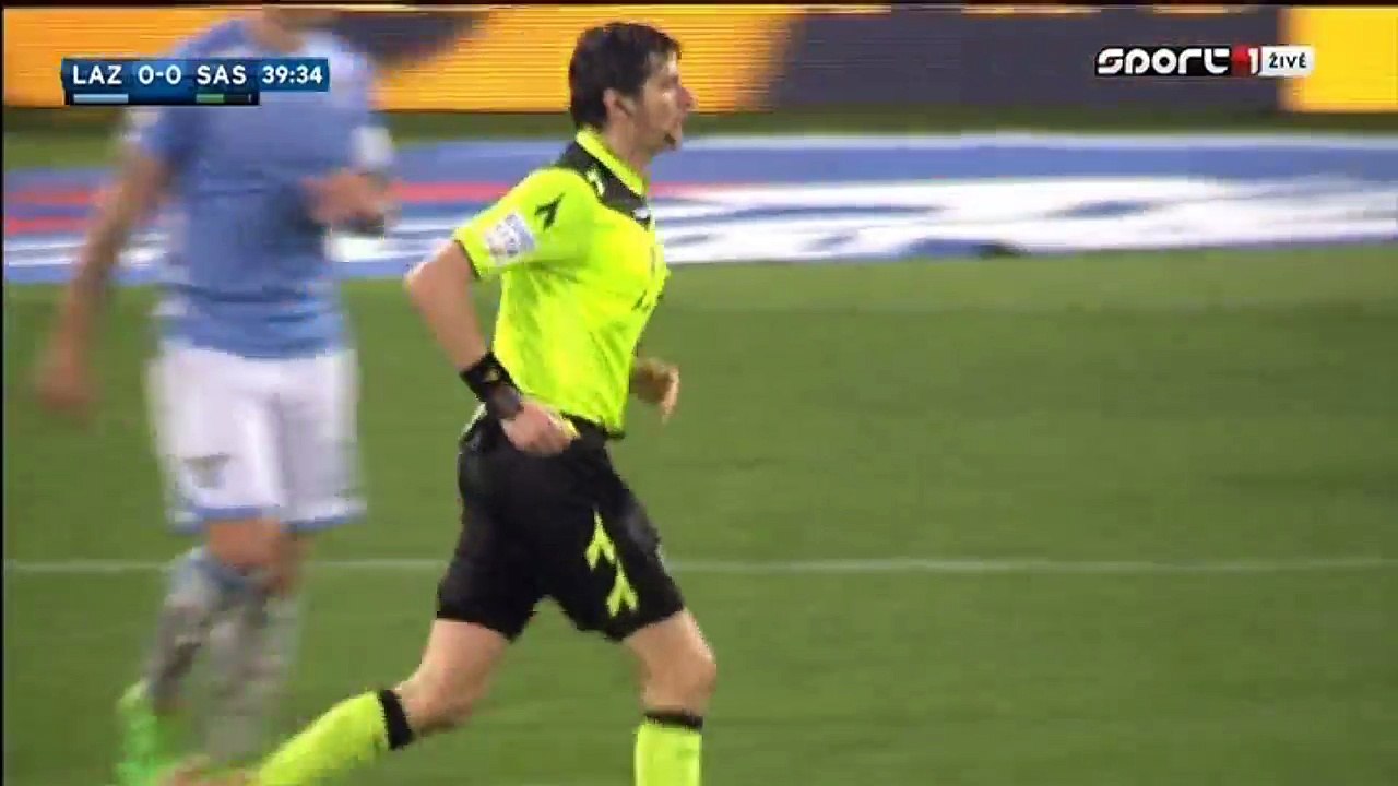 0-1 Domenico Berardi - Lazio v. Sassuolo 29.02.2016 HD