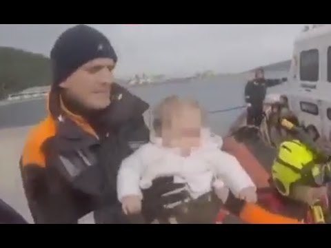 Grecia - Migranti, i salvataggi al largo di Samos (29.02.16)