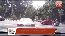 Homem numa scooter  tenta intimidar um condutor e recebe o que merecia!