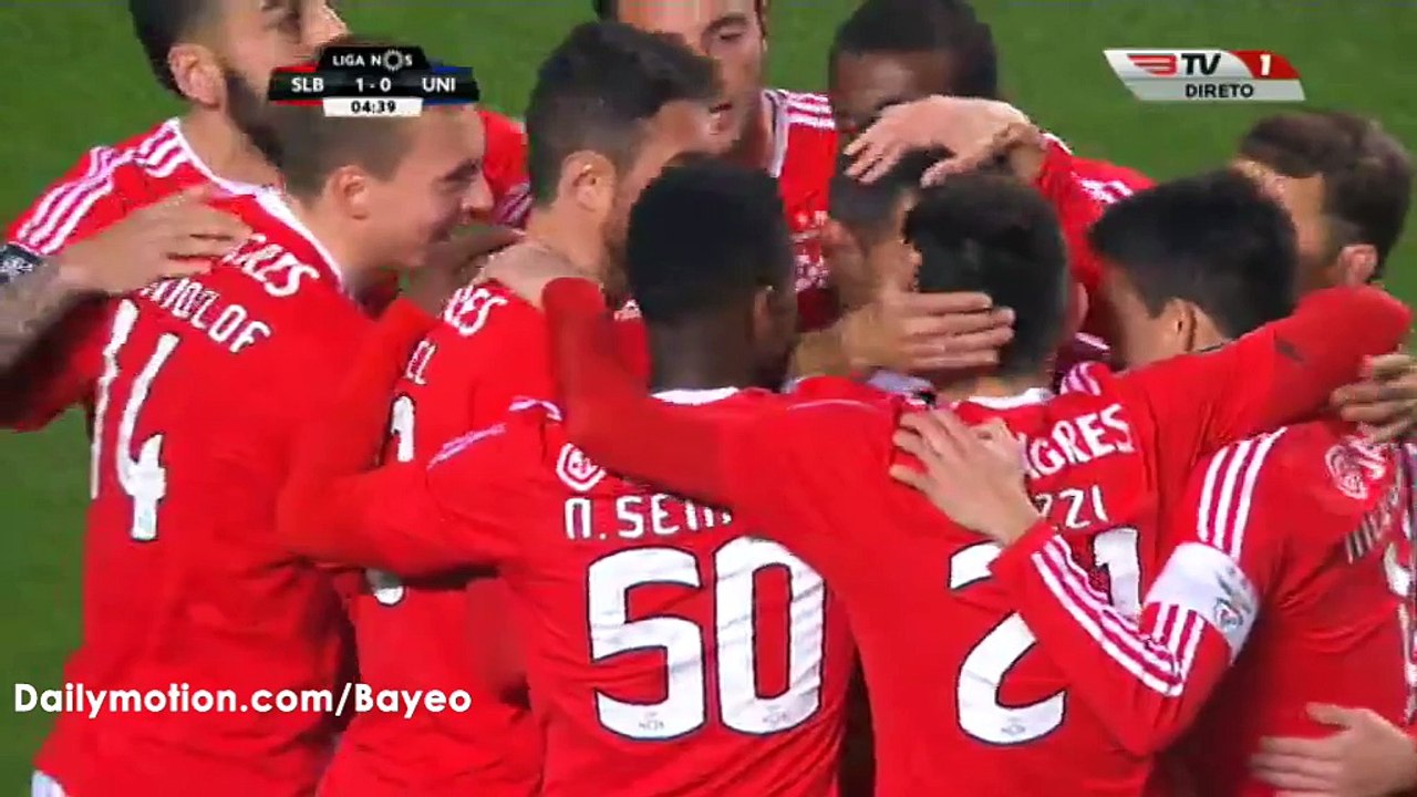 Jonas Goal HD - Benfica 1-0 U. Madeira - 29-02-2016