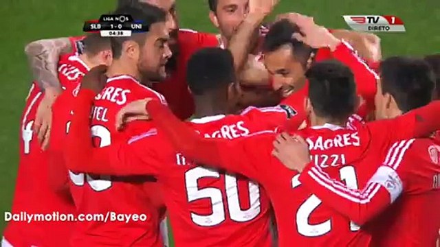 Jonas Goncalves 1:0 HD | Benfica 1-0 Uniao Madeira - 29/02/2016