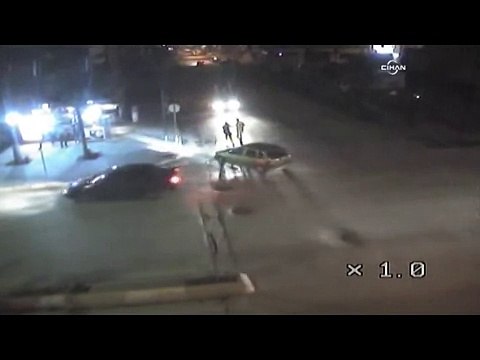 Trafik kazaları mobese kameralarında