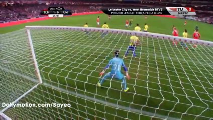 Goal :: Jonas HD - Benfica 1-0 Uniao 29.02.2016