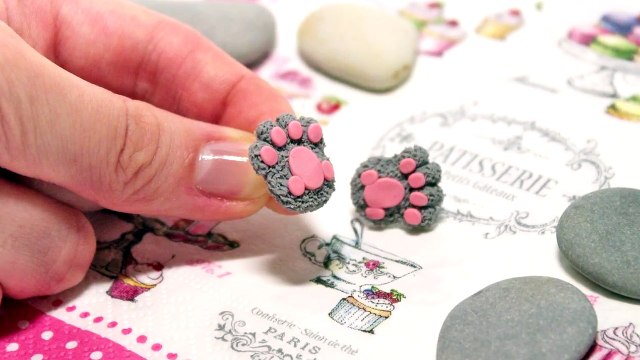 СЕРЬГИ ЛАПКИ ♥ ПОЛИМЕРНАЯ ГЛИНА ♥ МАСТЕР КЛАСС АННА ОСЬКИНА