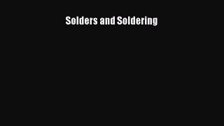 Ebook Solders and Soldering Download Online