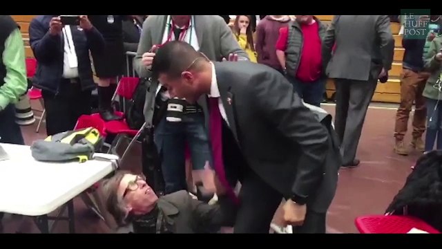 Un journaliste frappé au meeting de Donald Trump