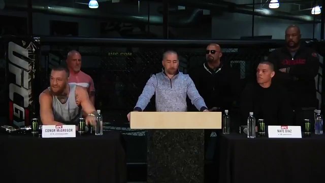 MMA Fan Screams Out Stockton Slap During The UFC 196 Conor McGregor Nate Diaz Press Conference