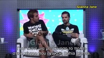 Erreway 2014 Benjamin y Felipe hablan por Camila y Luisana (Greek Subs)