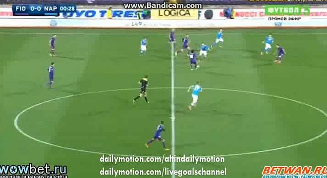 Napoli 1st Chance to Score - Fiorentina vs Napoli - Serie A - 29.02.2016 HD