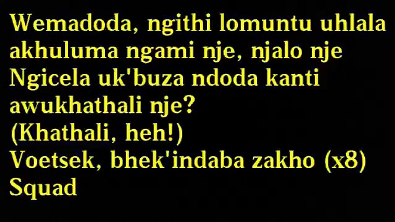 Cassper Nyovest – Bhek’Indaba Zakho Lyrics