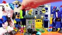 Imaginext Nightwing Rescues Police and Firefighter From Gotham City Center Slade Joker Bane Batman