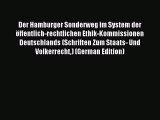 Download Der Hamburger Sonderweg im System der öffentlich-rechtlichen Ethik-Kommissionen Deutschlands