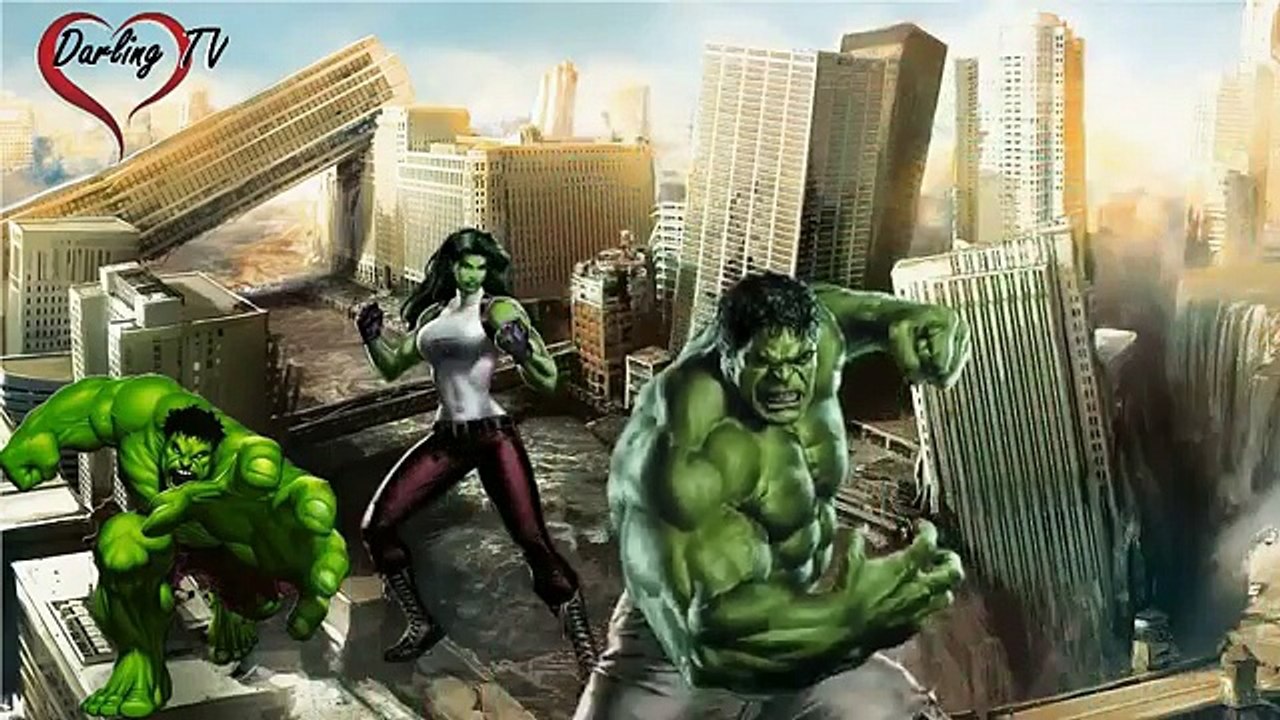 Hulk Finger Family Nursery Rhymes 2D Animation In HD