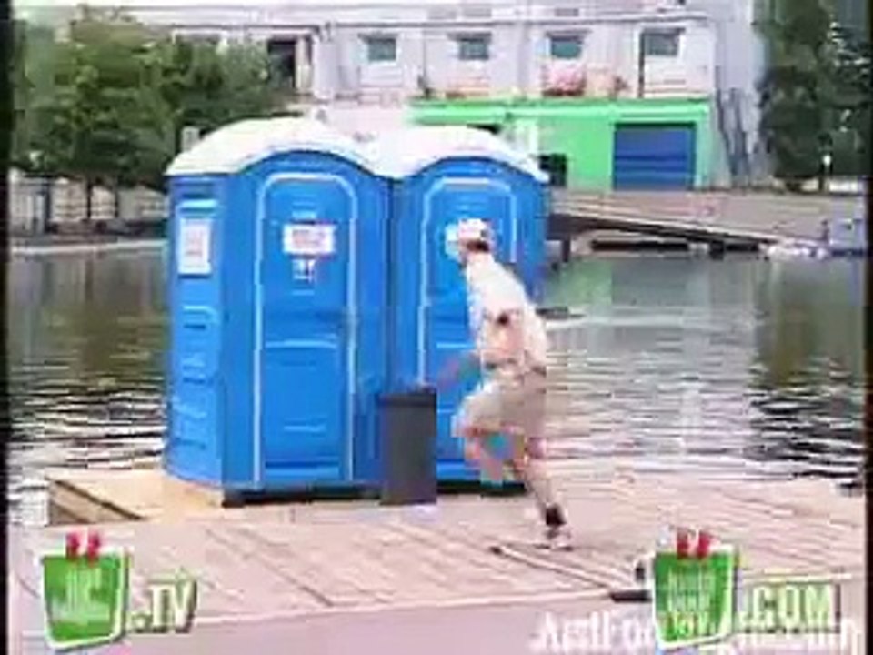 Portable toilet Prank funny!