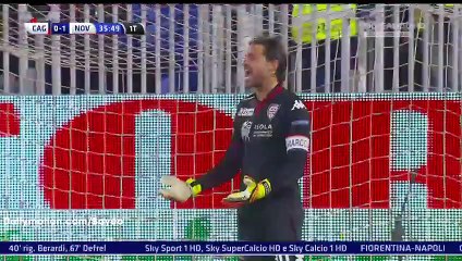 Pablo Gonzales Goal HD - Cagliari 0-1 Novara - 29-02-2016 Serie B