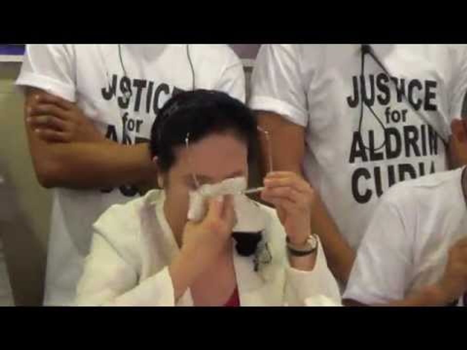 Acosta weeps, faints in defending Cudia