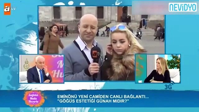 Nihat Hatipoğlu'na göğüs estetiği sorusu