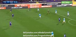 Nikola Kalinic Great Chance - Fiorentina vs SSC Napoli - 29.02.2016