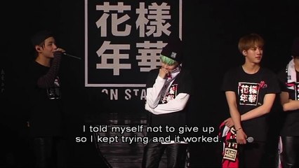 ENG SUB 'BTS HYYH 화양연화 on stage' Talk 1st Story
